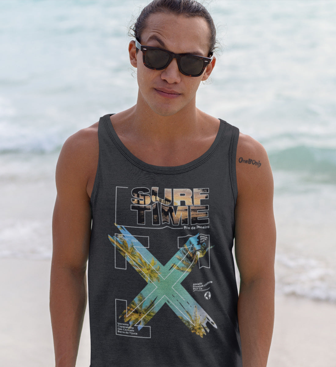 Surf Time - Rio de Janeiro - Herren Tanktop