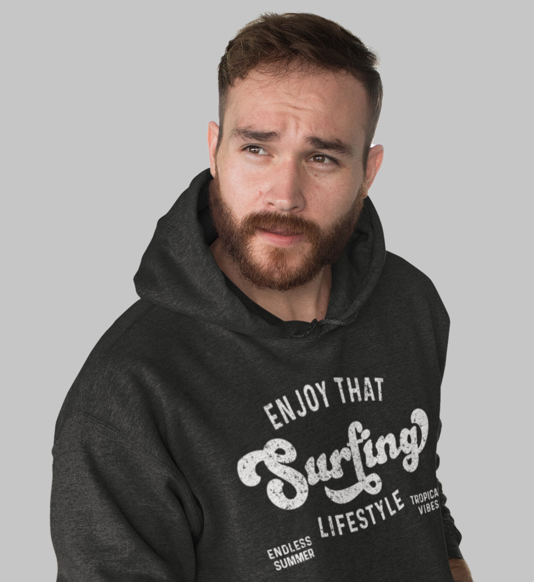 Enjoy That Surfing Lifestyle - Unisex Organic Hoodie