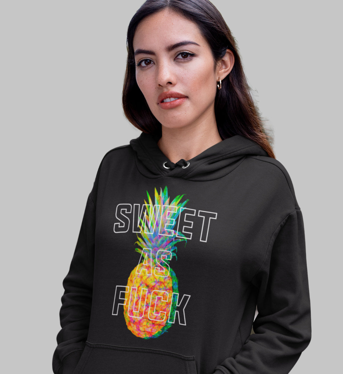 Sweet as Fuck Pineapple - Damen Organic Hoodie ST/ST