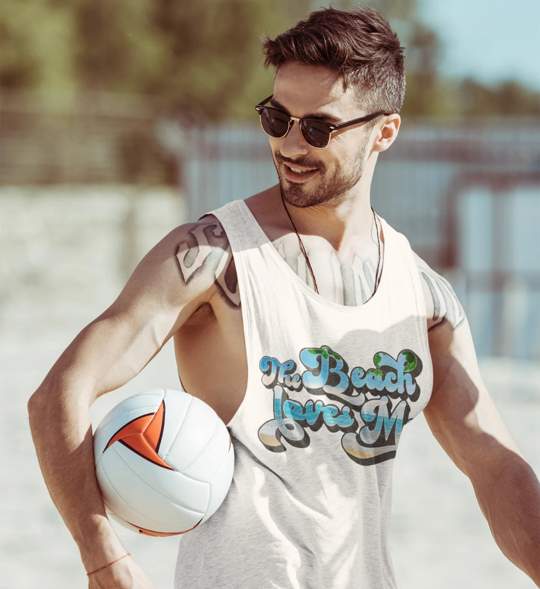 The Beach Loves Me - Herren Tanktop