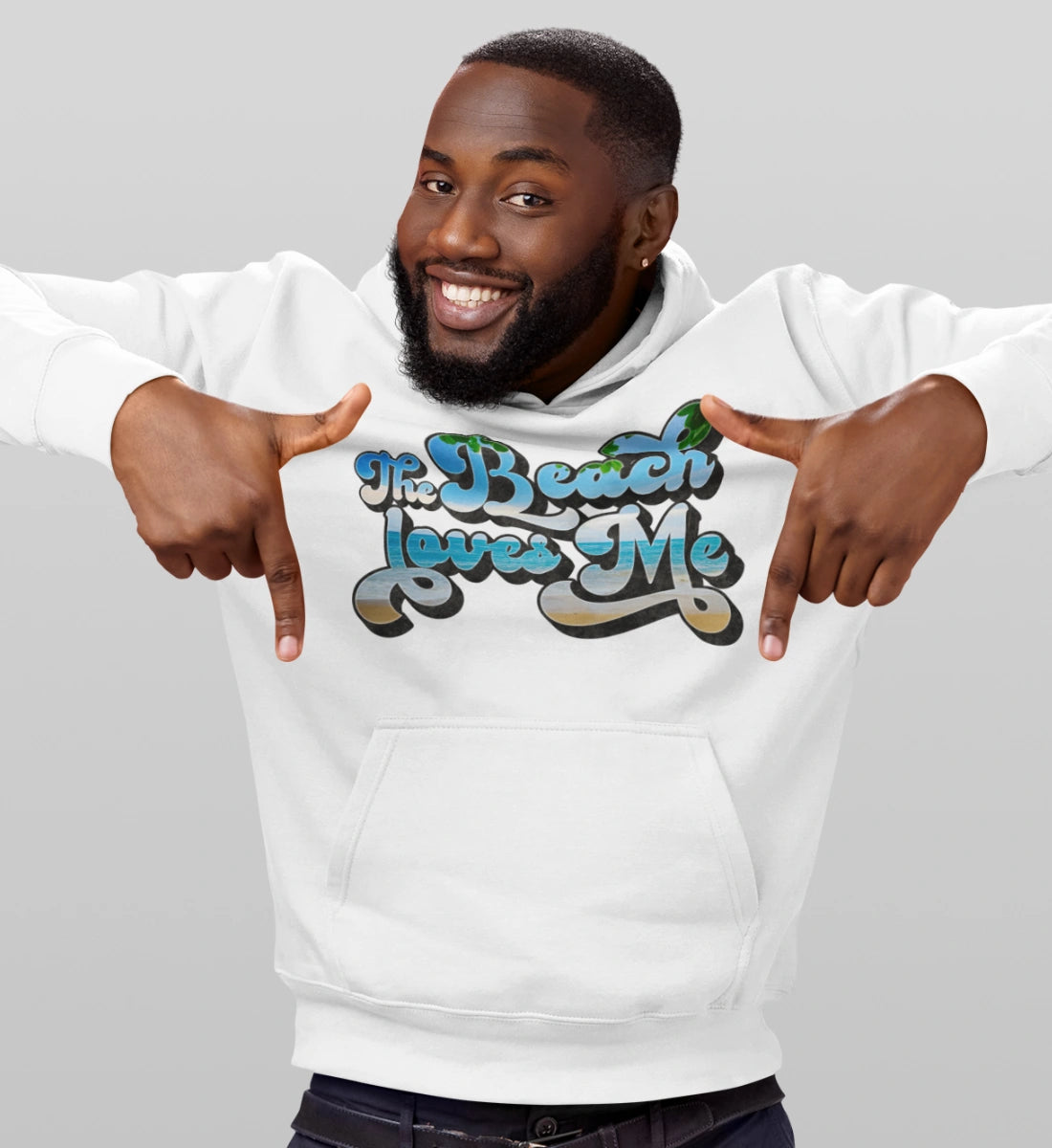 The Beach Loves Me - Unisex Organic Hoodie