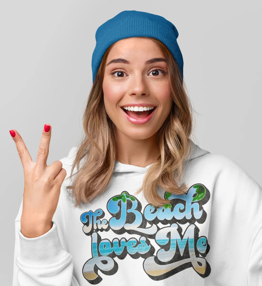 The Beach Loves Me - Damen Organic Hoodie ST/ST