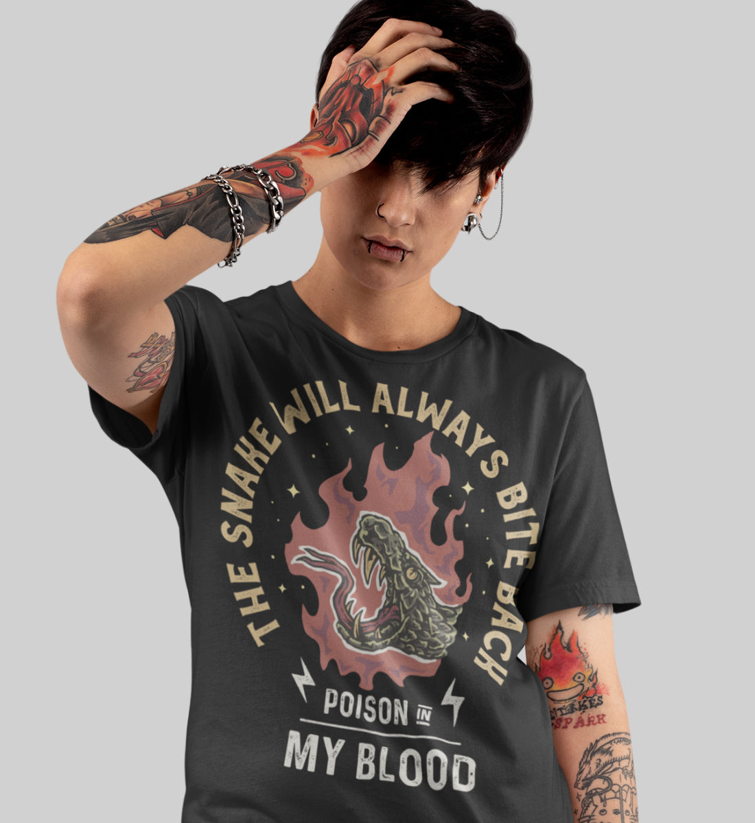 The Snake Will Always Bite Back - Poison In My Blood - Damenshirt