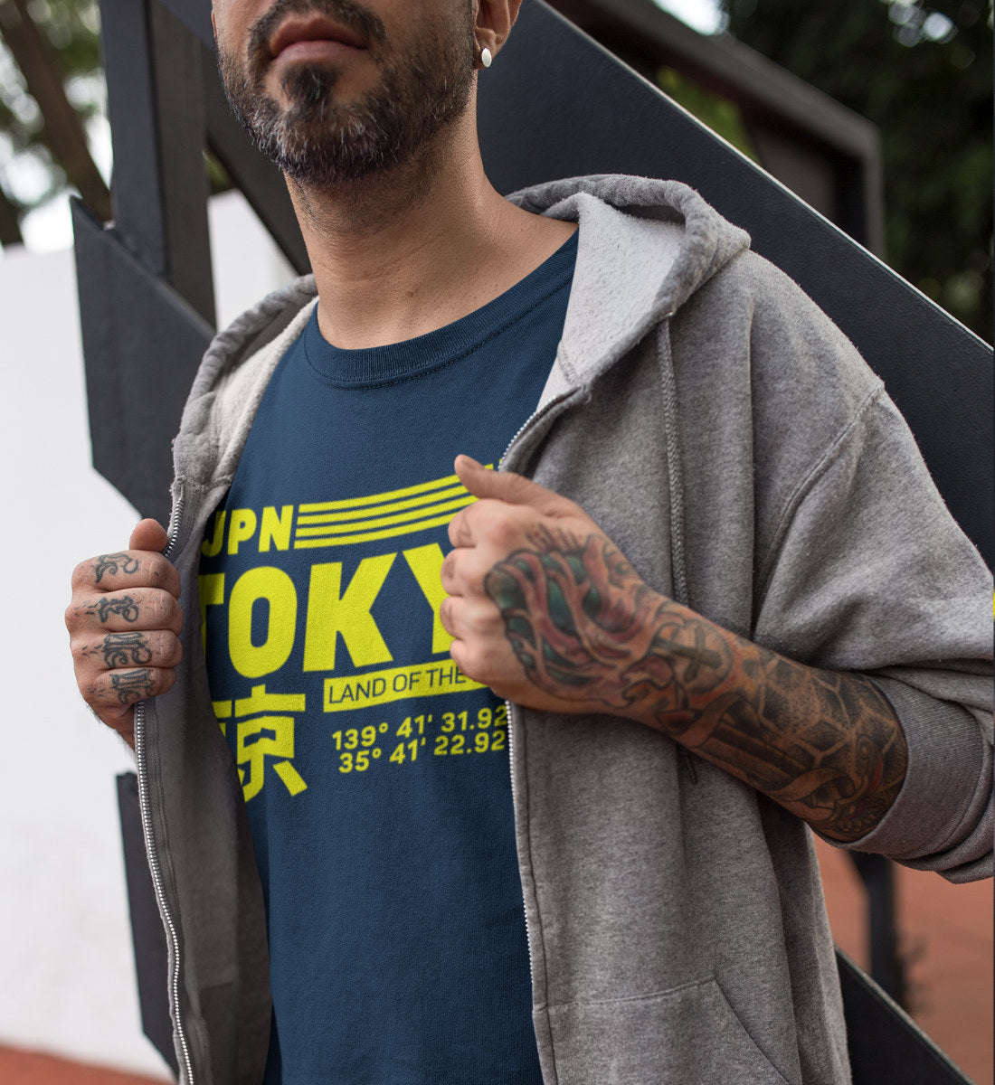 Tokyo Japan land of the rising sun - Herren Shirt