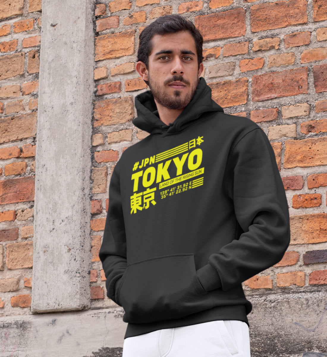 Tokyo Japan land of the rising sun - Unisex Organic Hoodie