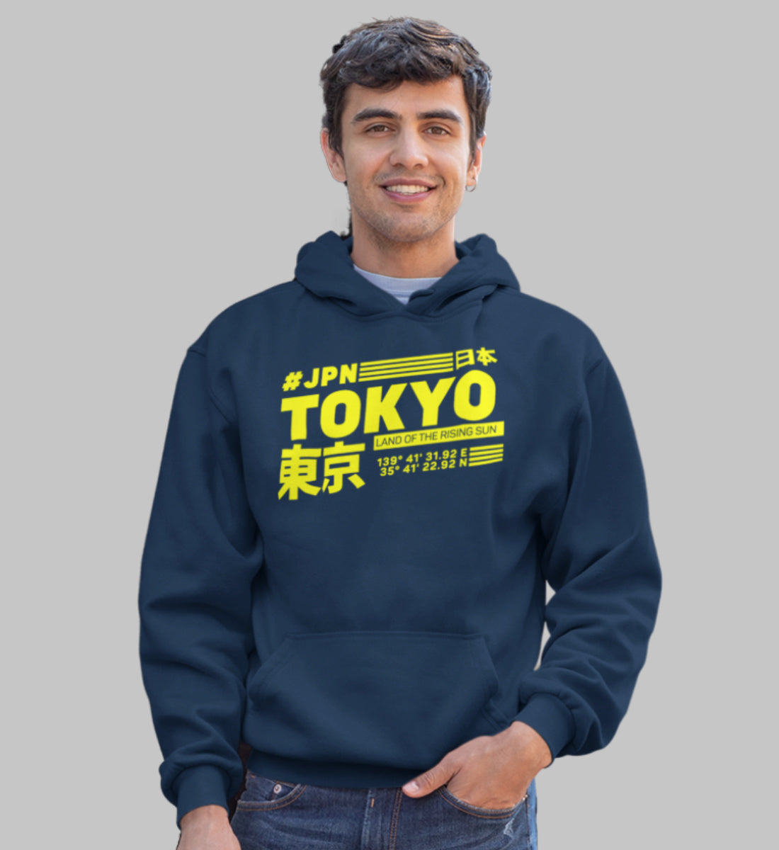 Tokyo Japan land of the rising sun - Unisex Organic Hoodie