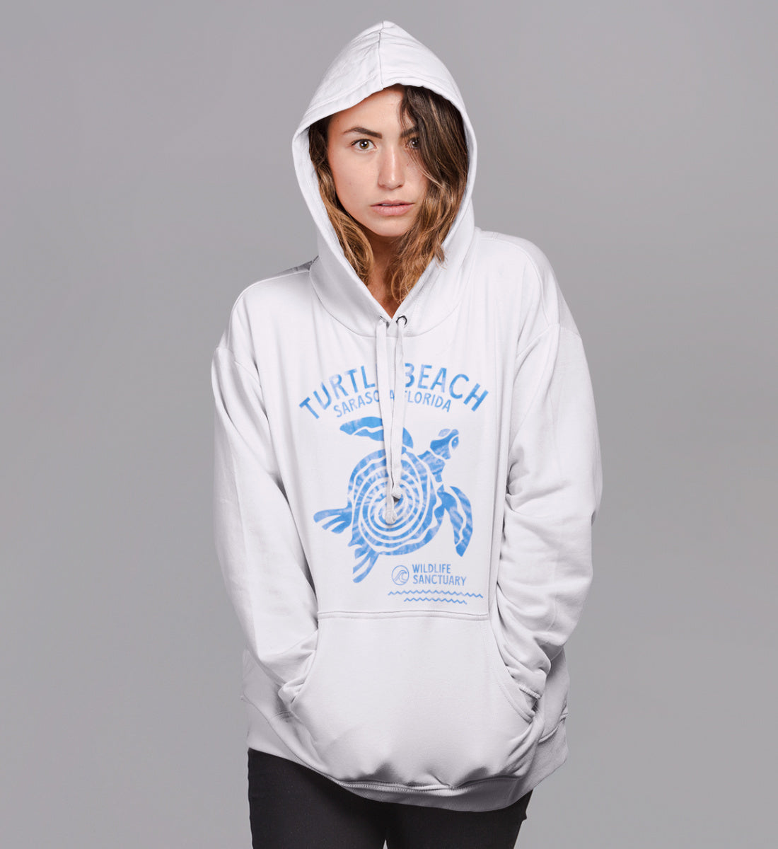 Turtle Beach Sarasota Florida Wildlife Sanctuary - Unisex Organic Hoodie