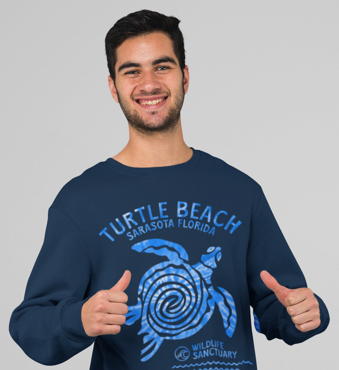 Turtle Beach Sarasota Florida Wildlife Sanctuary - Unisex Organic Sweatshirt ST/ST