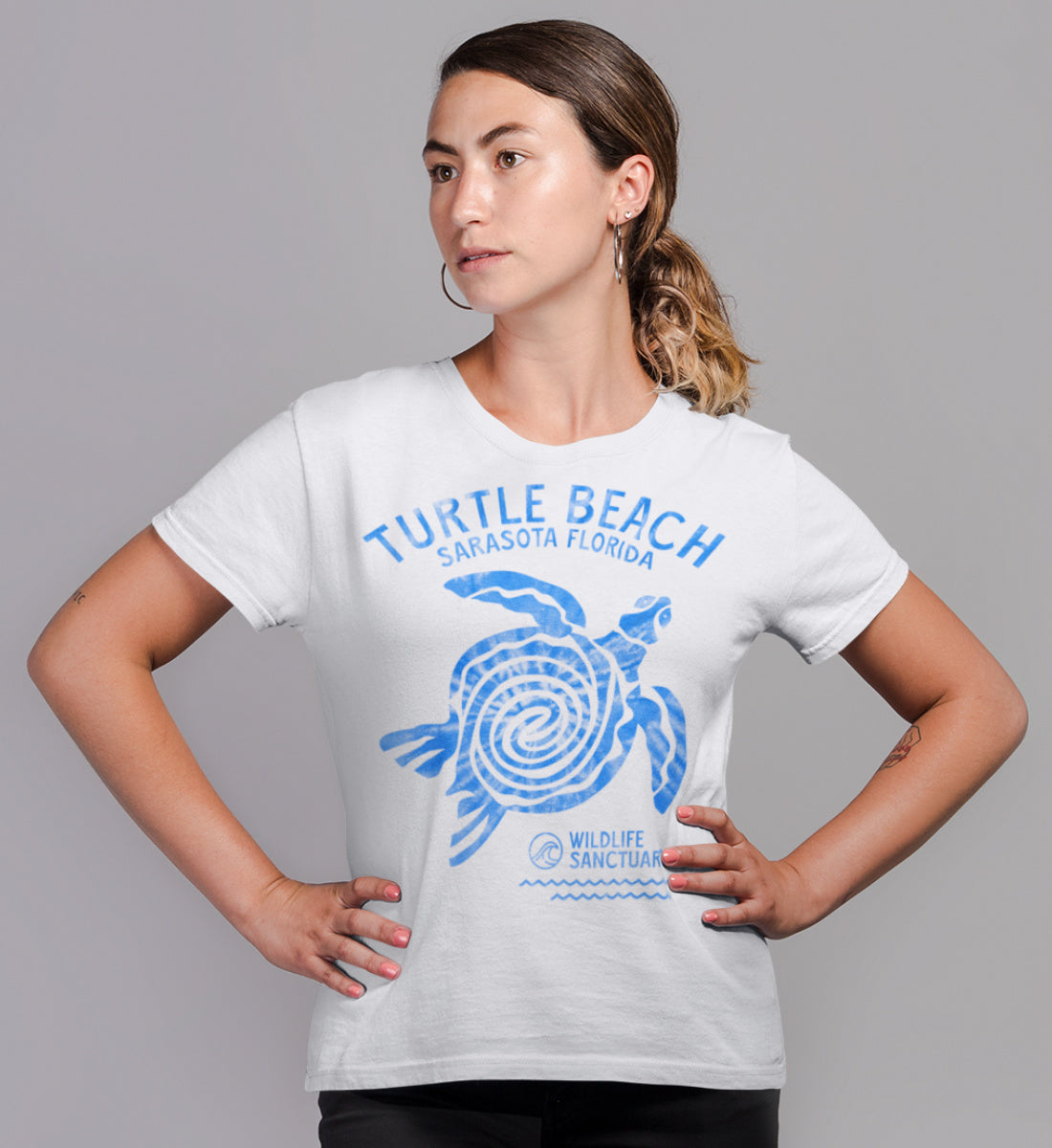 Turtle Beach Sarasota Florida Wildlife Sanctuary - Damenshirt