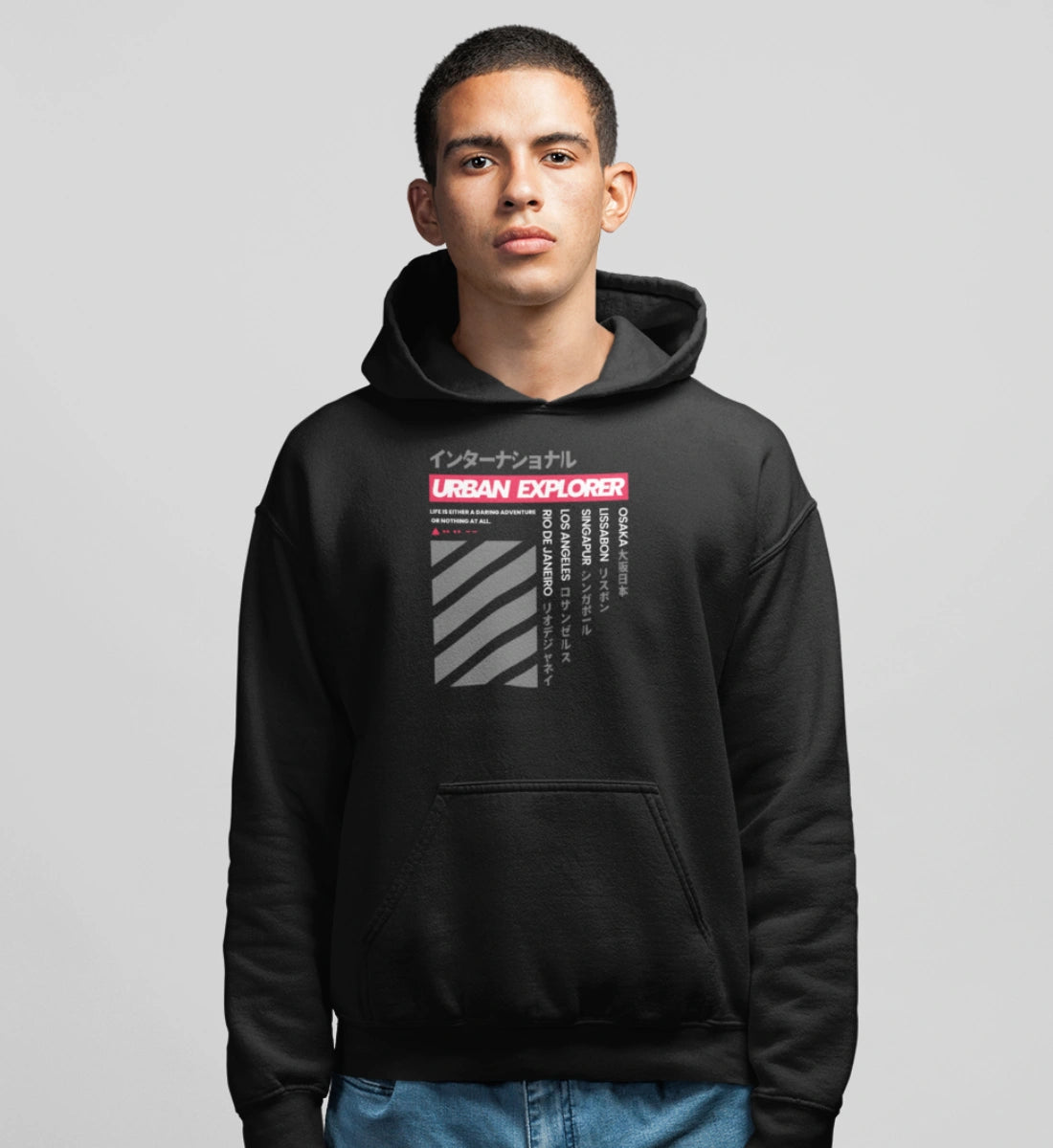 Urban Explorer - Unisex Organic Hoodie