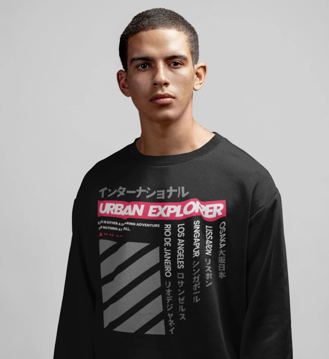 Urban Explorer - Unisex Organic Sweatshirt ST/ST