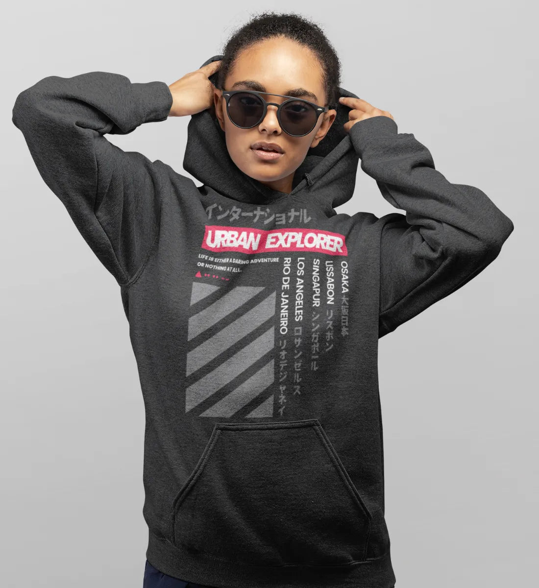 Urban Explorer - Damen Organic Hoodie ST/ST