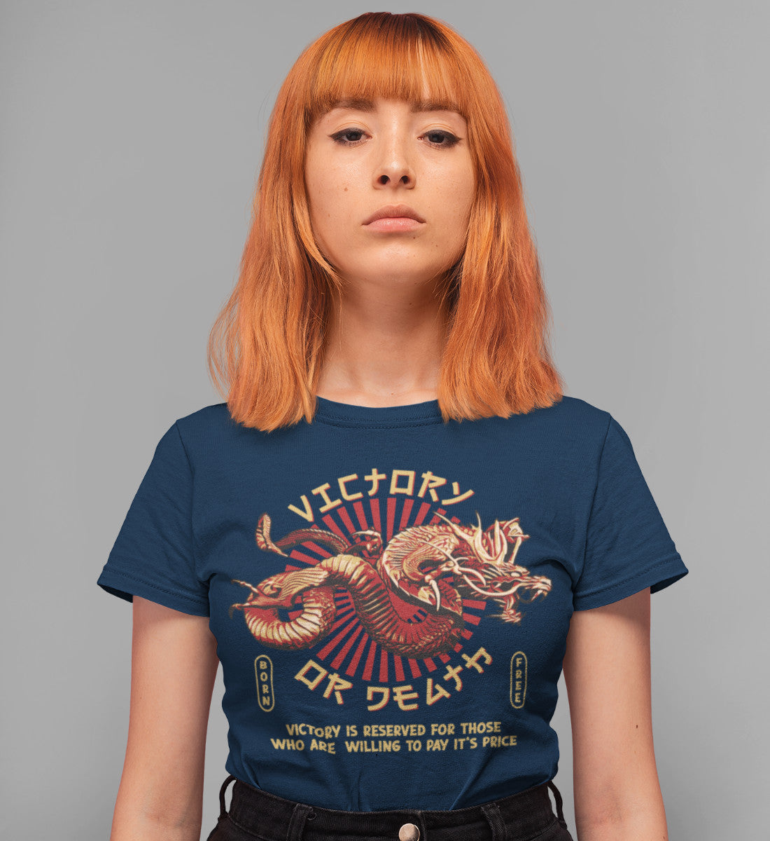 Victory Or Death - Asian Dragon - Damenshirt