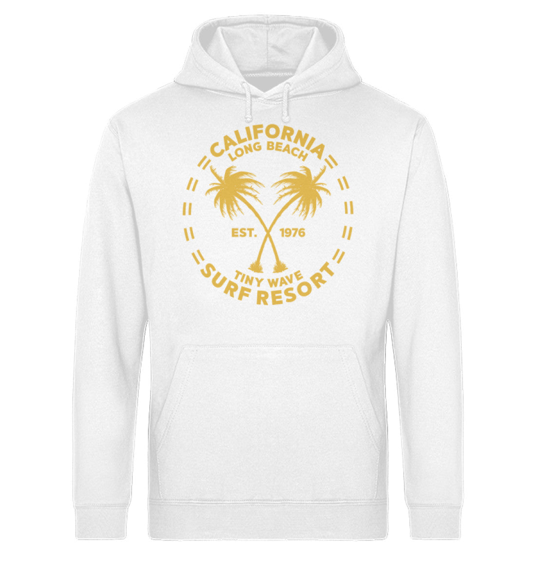 California Long Beach - Tiny Wave Surf Resort - Unisex Organic Hoodie