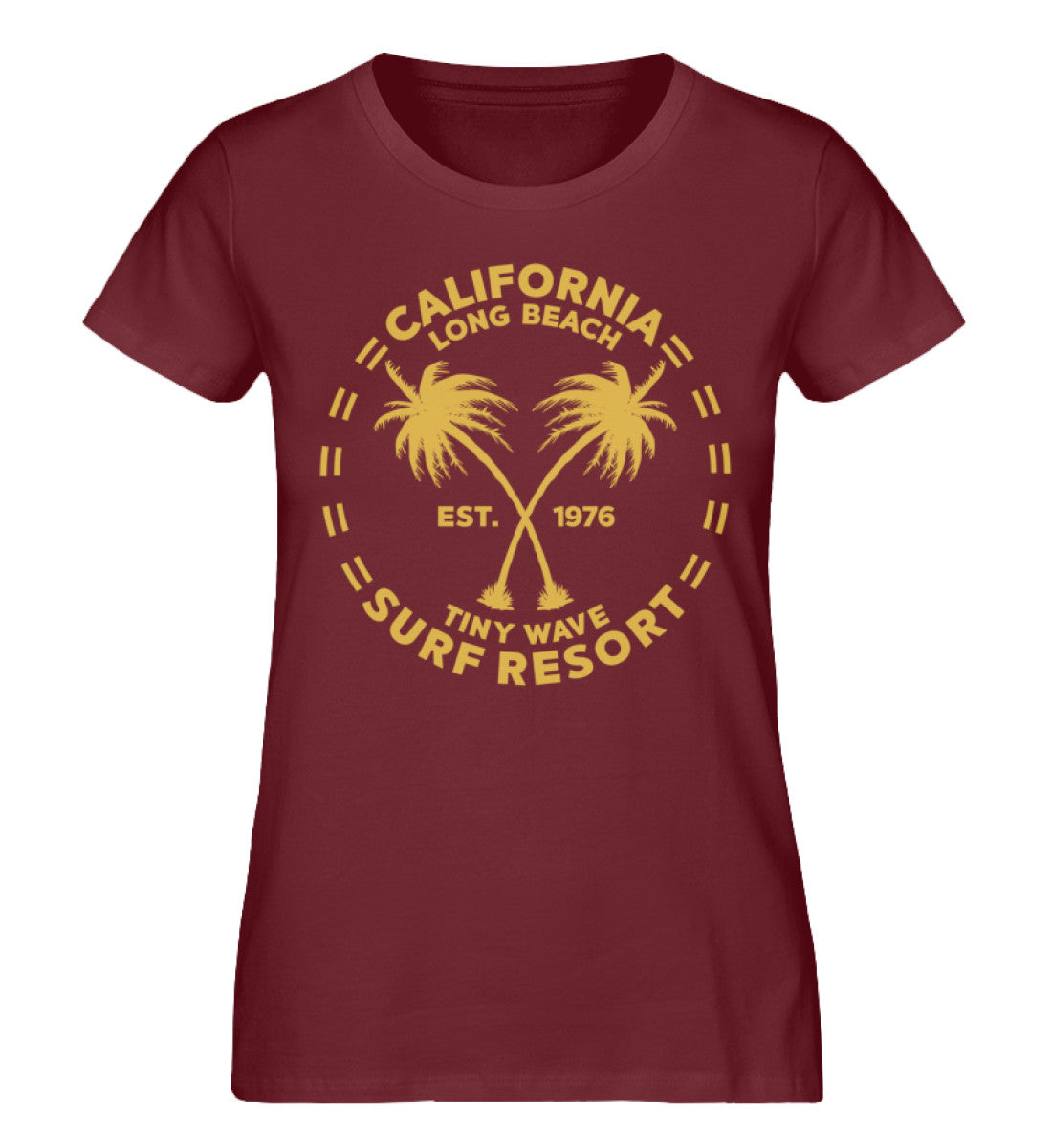 California Long Beach - Tiny Wave Surf Resort - Damen Premium Organic Shirt