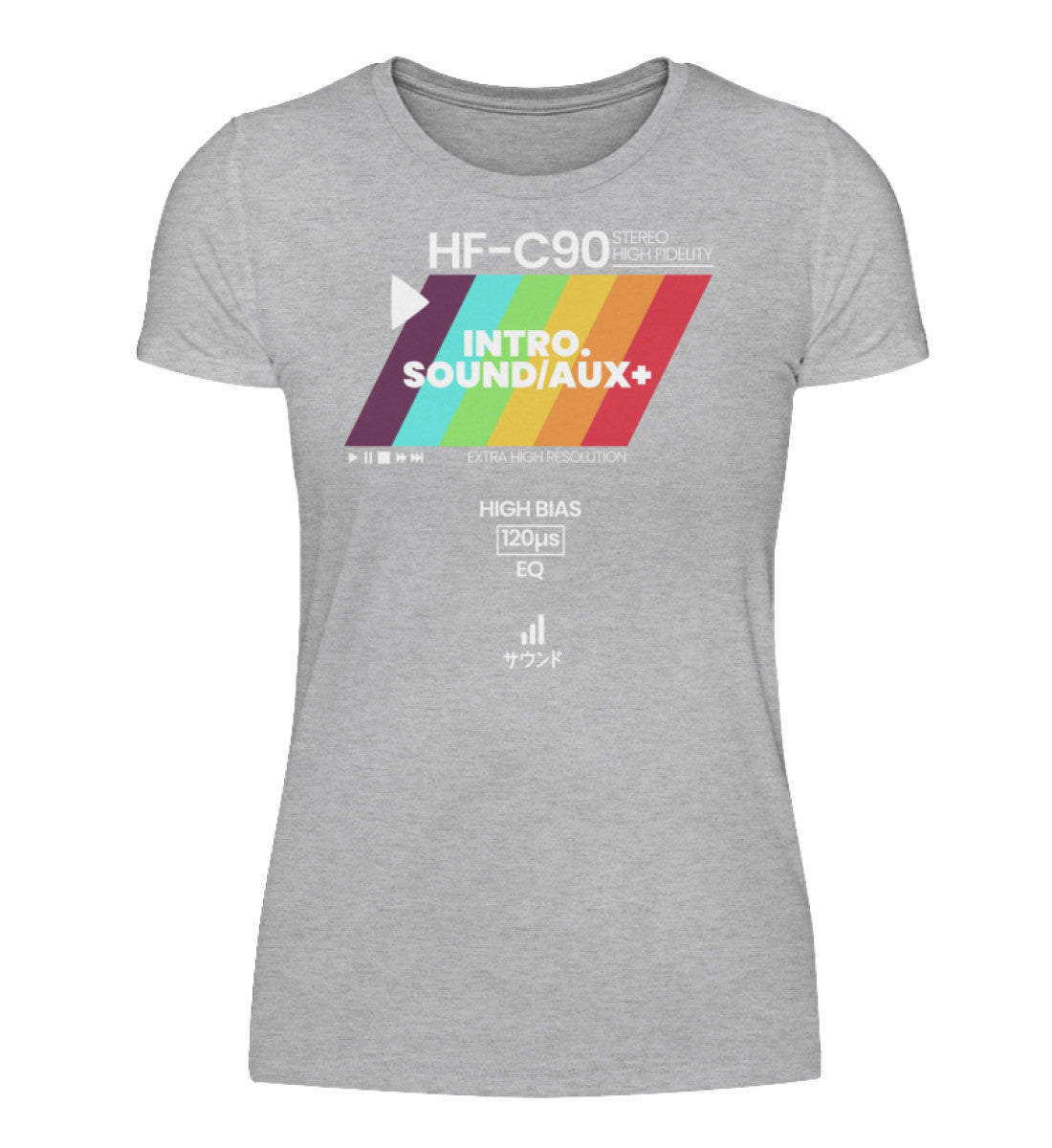 Retro Audio Tape Design - Damenshirt