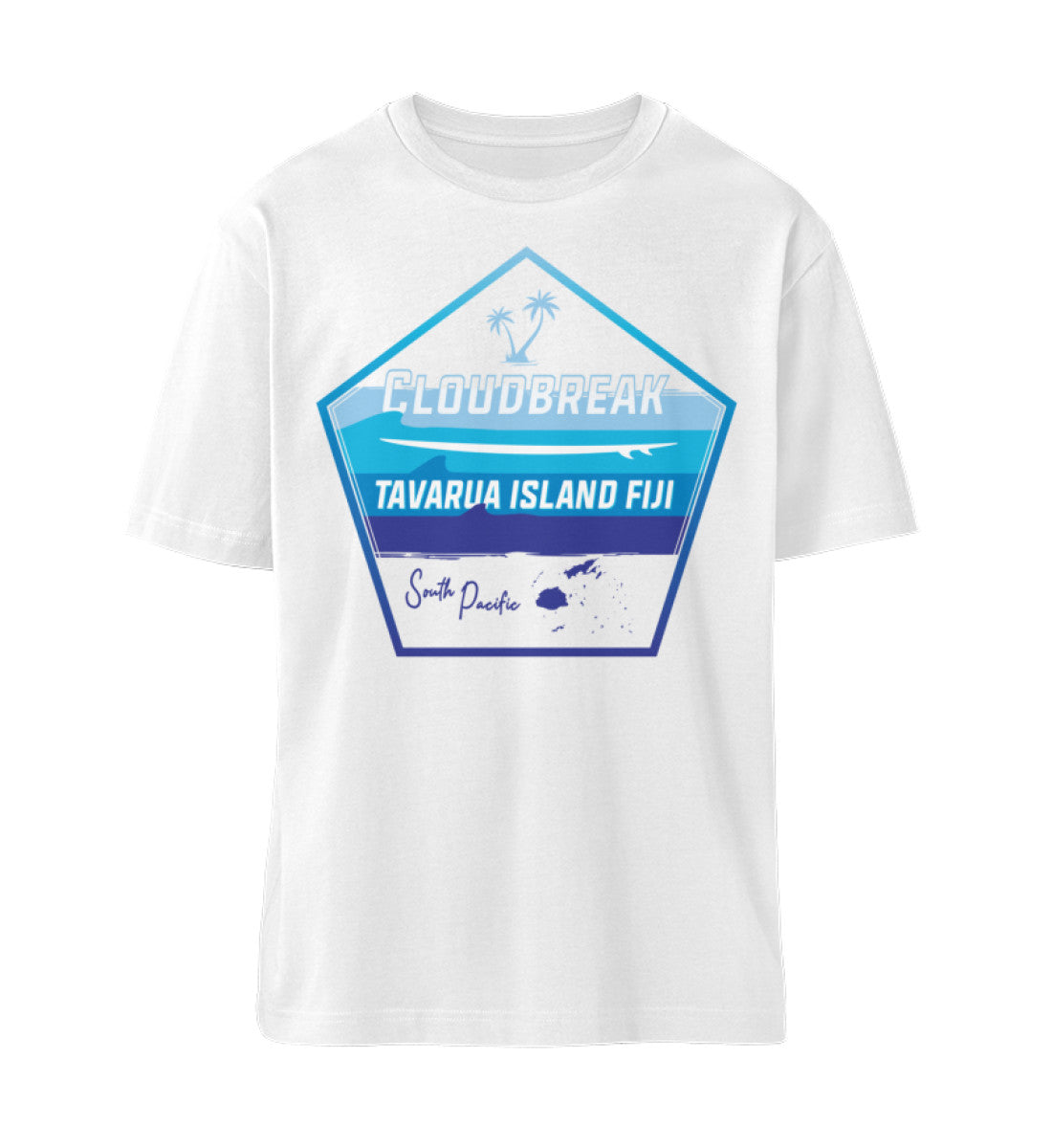 Cloudbreak Tavarua Island Fiji Surfing - Organic Relaxed Shirt ST/ST