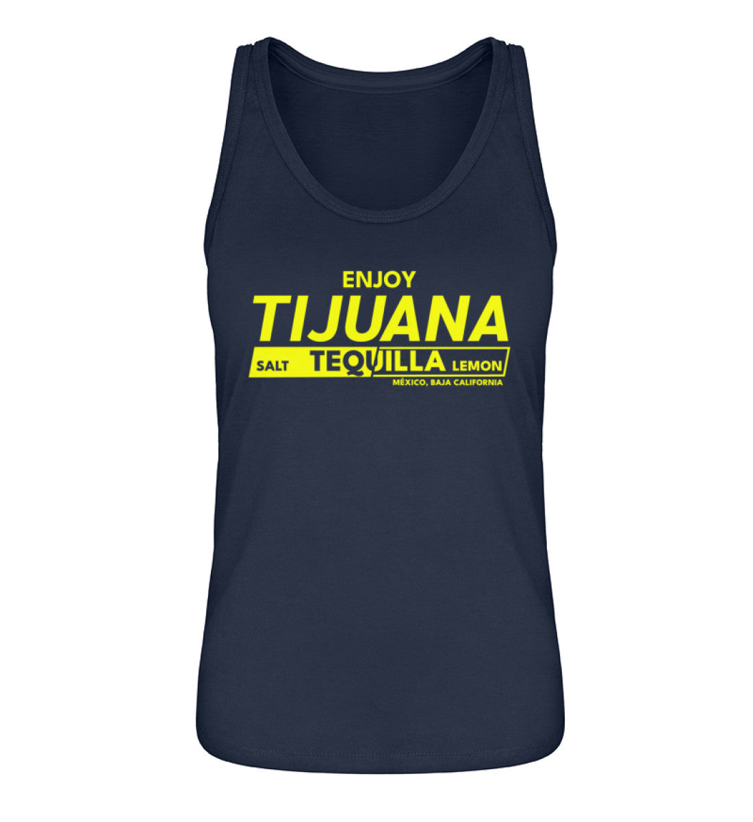 Enjoy Tijuana Salt Tequilla Lemon - Damen Premium Organic Tanktop ST/ST