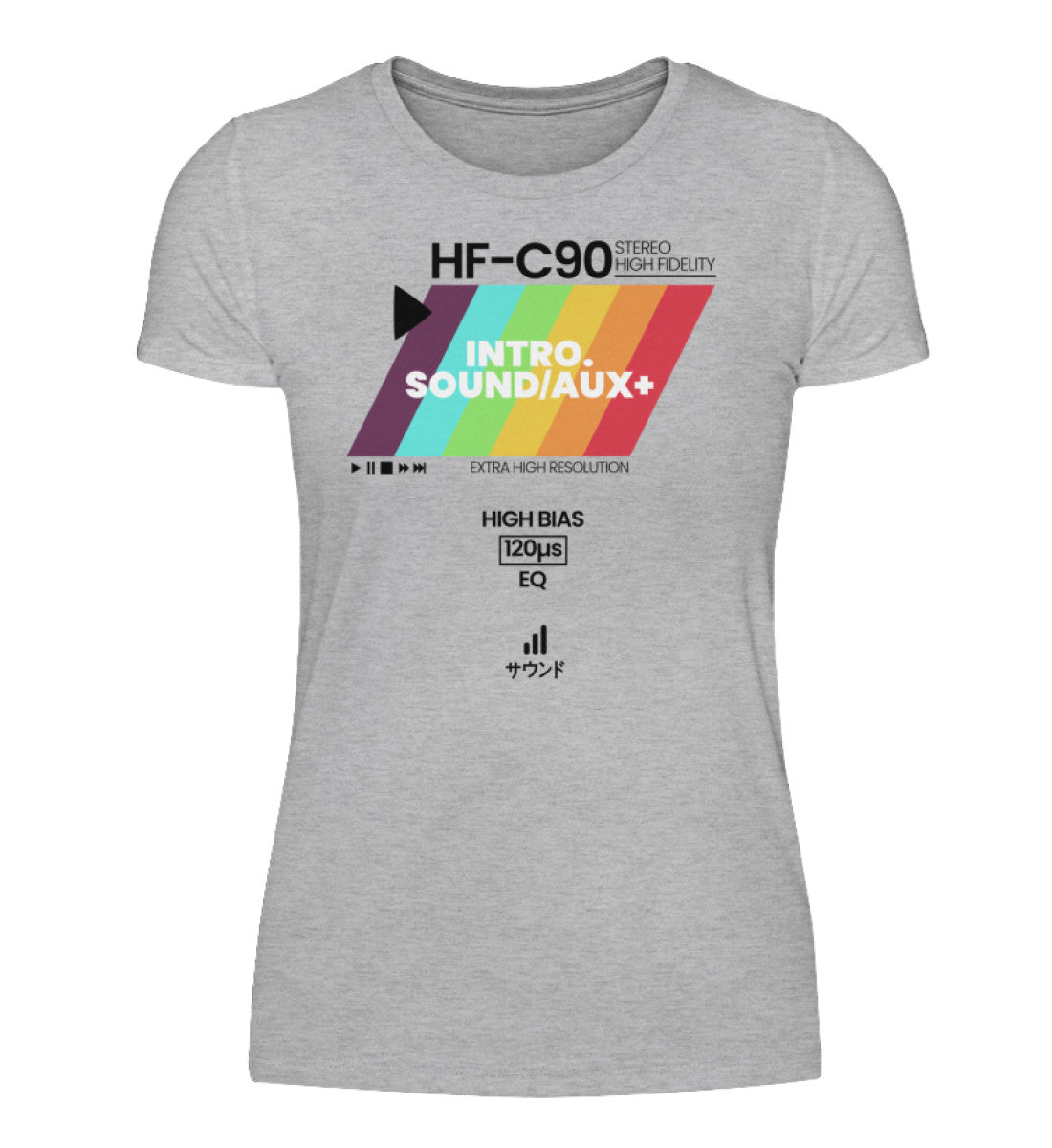 Retro Audio Tape Design - Damenshirt