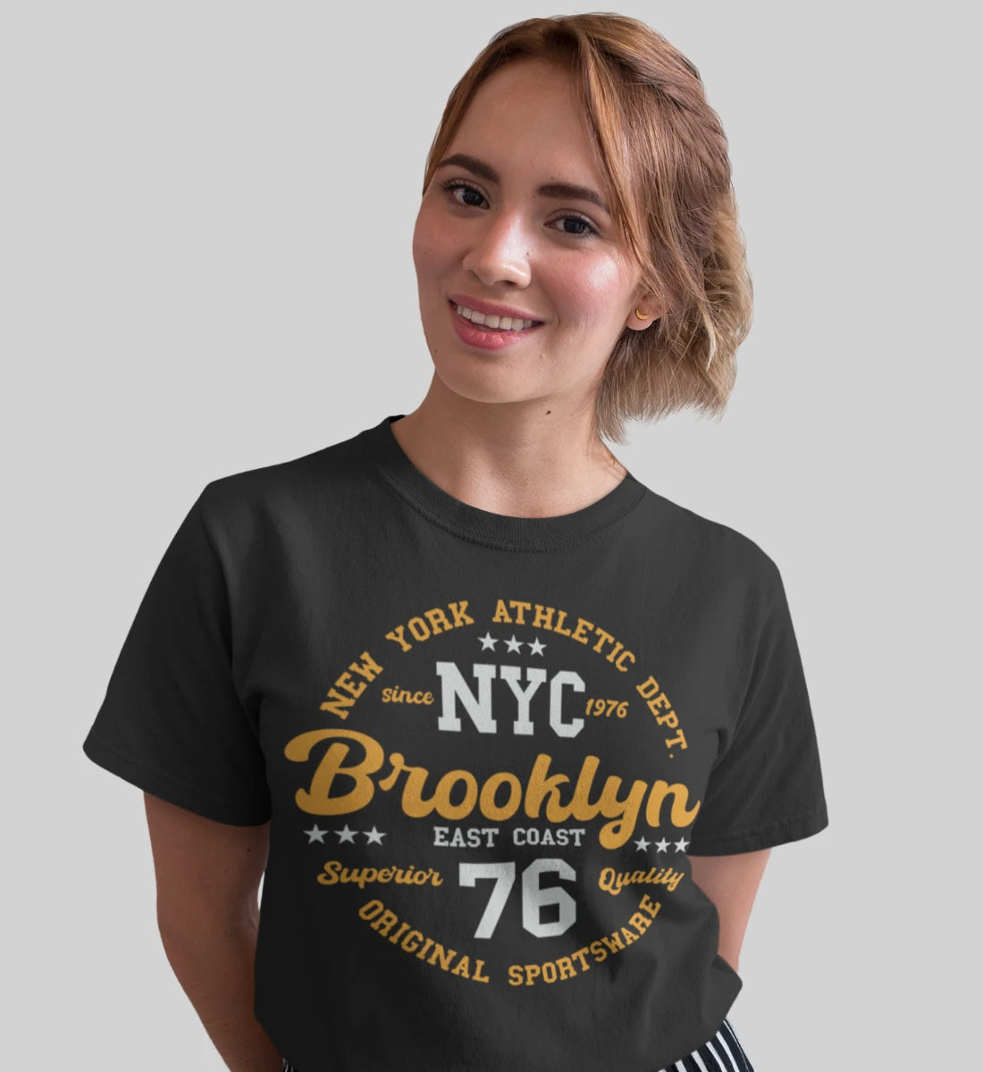 College Design New York Athletic Department Brooklyn NYC Original Sportsware Superior Quality  - Damen Premium Organic Shirt