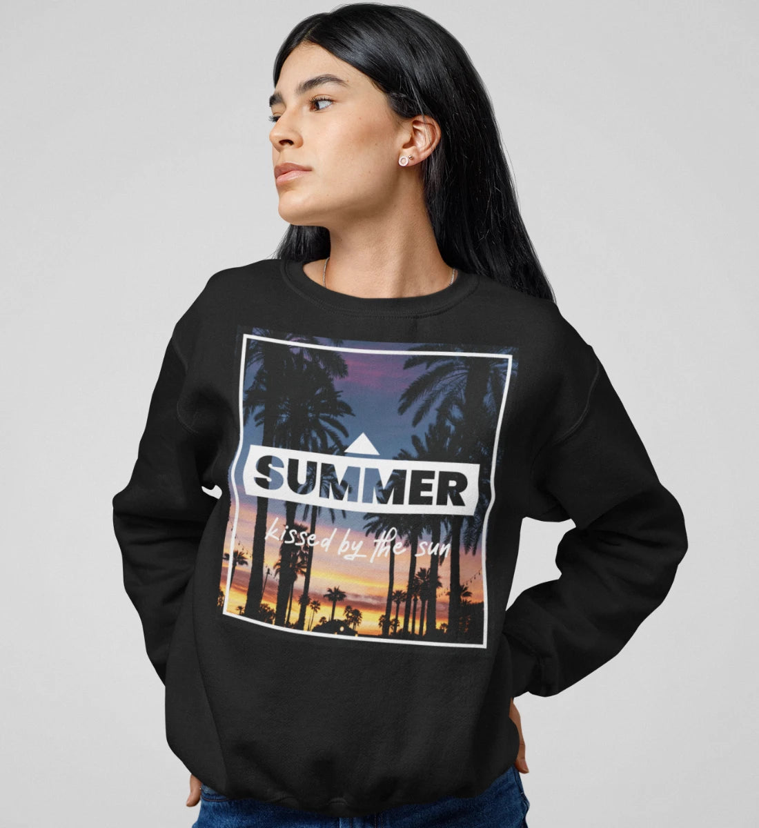 Summer - kissed by the sun  - Unisex Organic Sweatshirt ST/ST