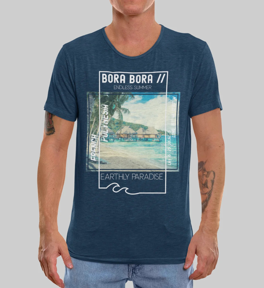 Bora Bora French Polynesia Earthly Paradise Endless Summer  - Herren Shirt