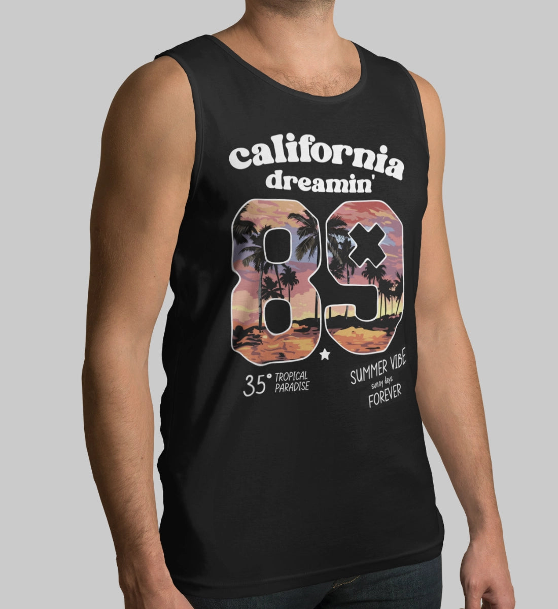 California Dreamin'  - Summer Vibe Sunny Days Forever  - Herren Tanktop