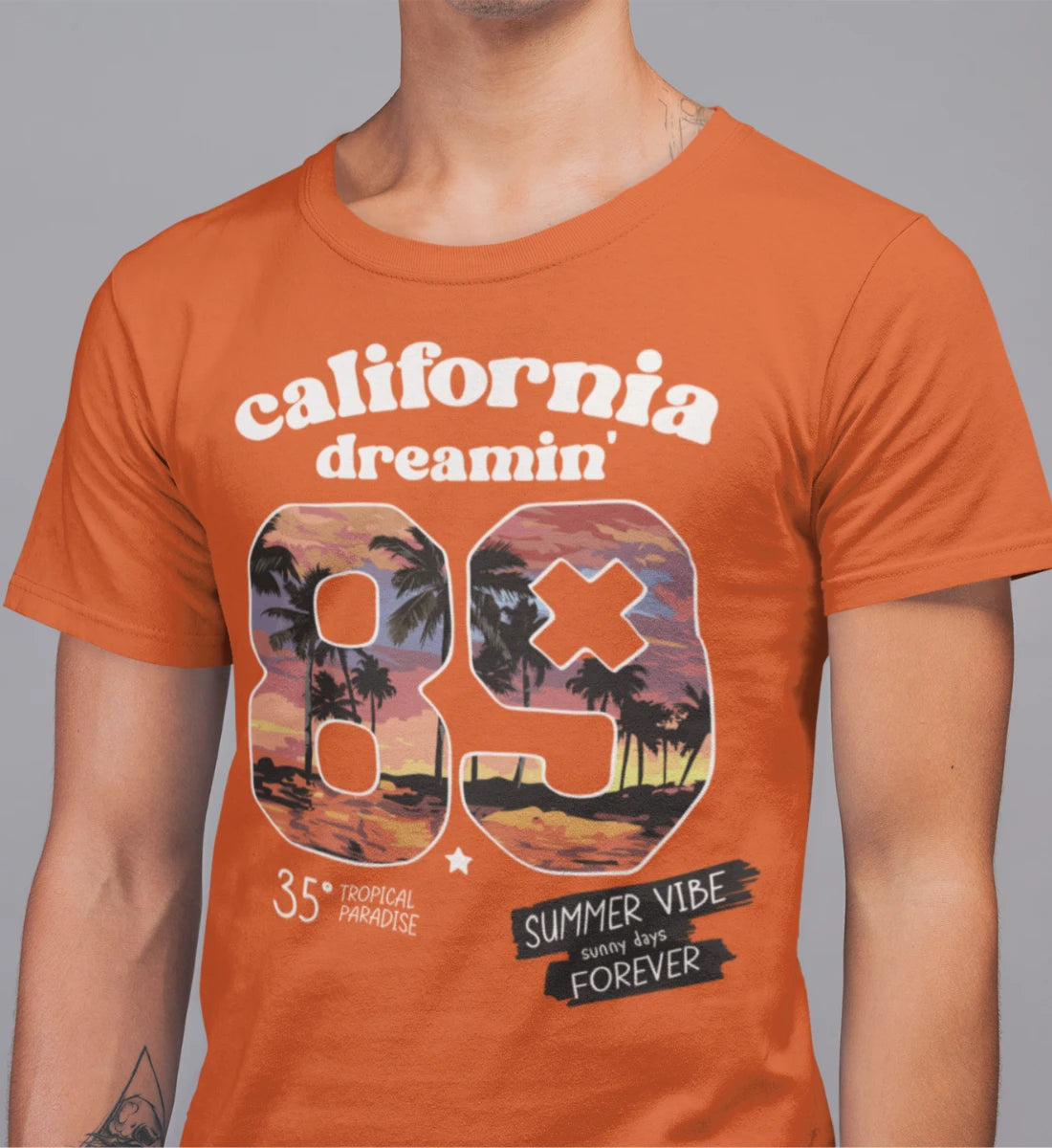 California Dreamin'  - Summer Vibe Sunny Days Forever  - Herren Premium Organic Shirt