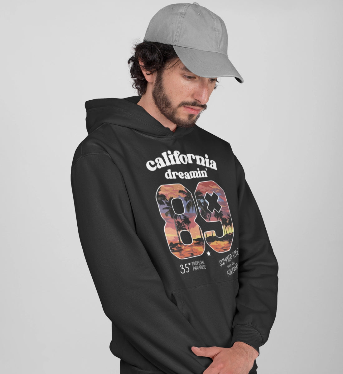 California Dreamin'  - Summer Vibe Sunny Days Forever  - Unisex Organic Hoodie