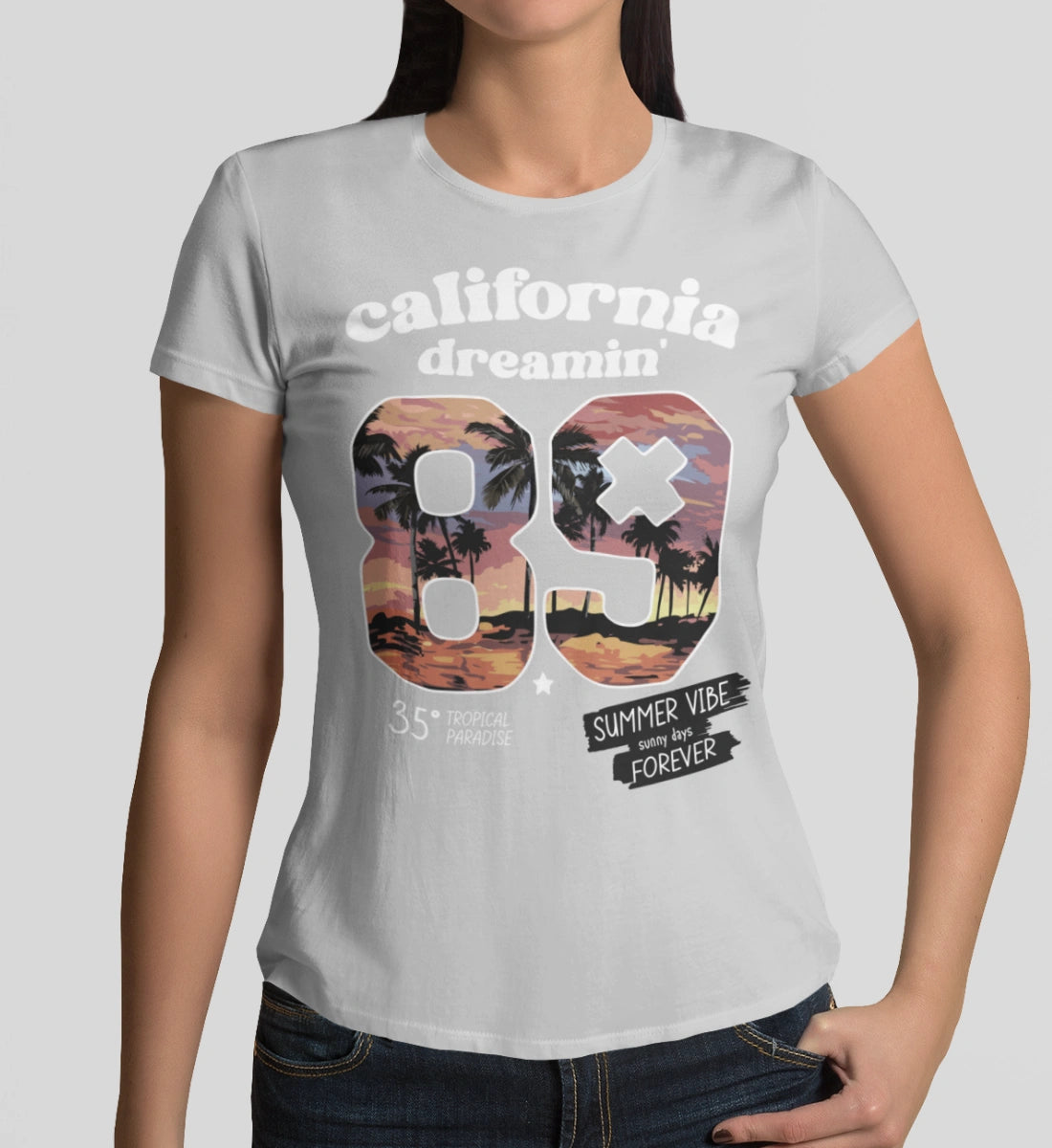 California Dreamin'  - Summer Vibe Sunny Days Forever  - Damen Premium Organic Shirt