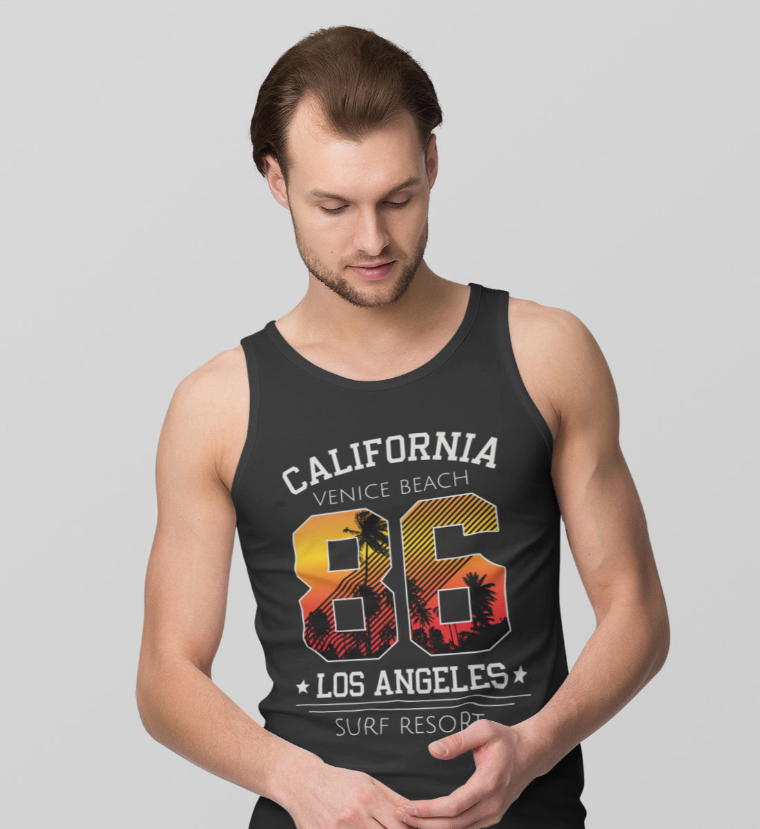 California Venice Beach Los Angeles Surfing Resort  - Herren Tanktop