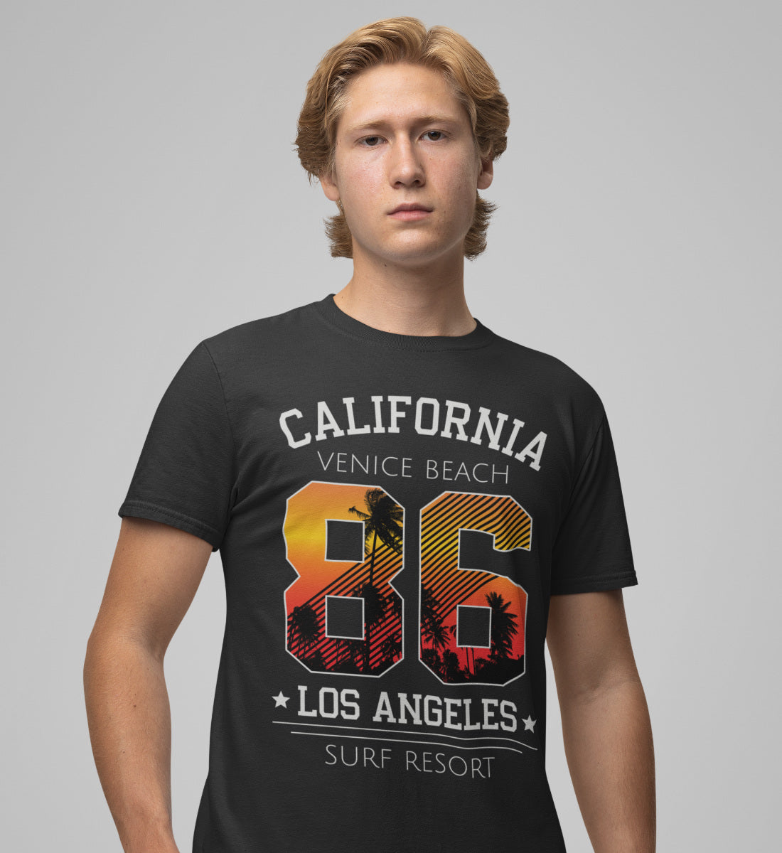 California Venice Beach Los Angeles Surfing Resort  - Herren Shirt