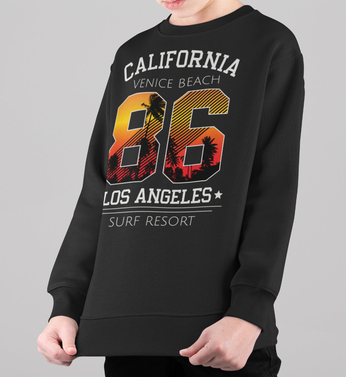 California Venice Beach Los Angeles Surfing Resort  - Unisex Organic Sweatshirt ST/ST