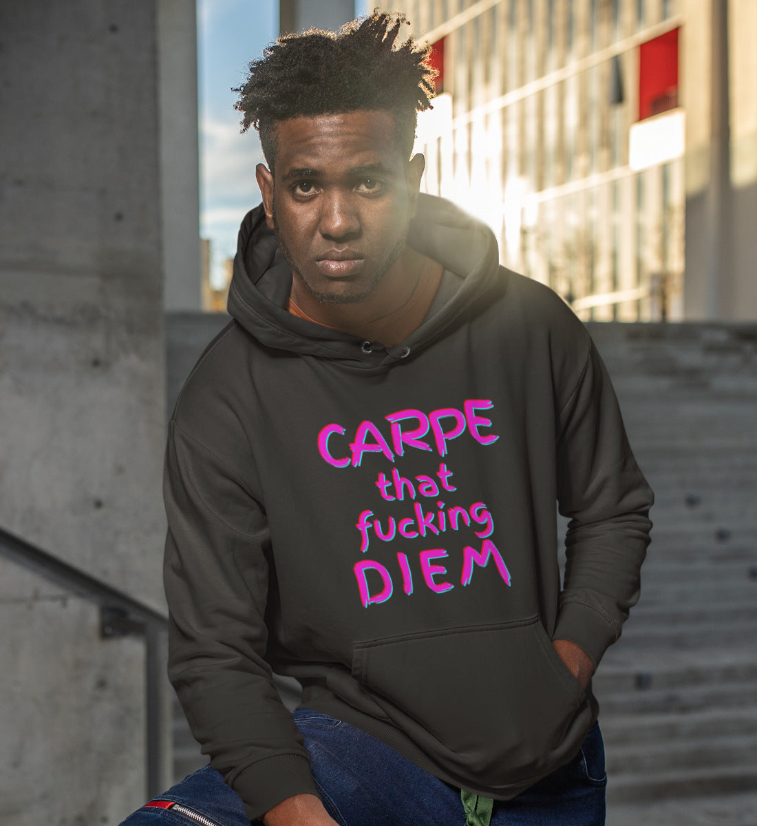 Carpe That Fucking Diem  - Unisex Organic Hoodie