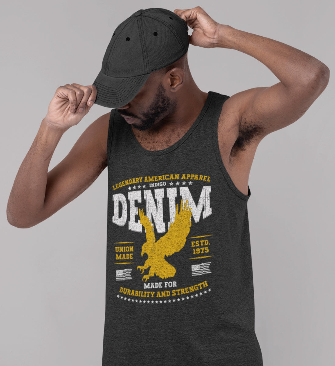 Legendary American Eagle Denim Apparel Durability & Strength  - Herren Tanktop