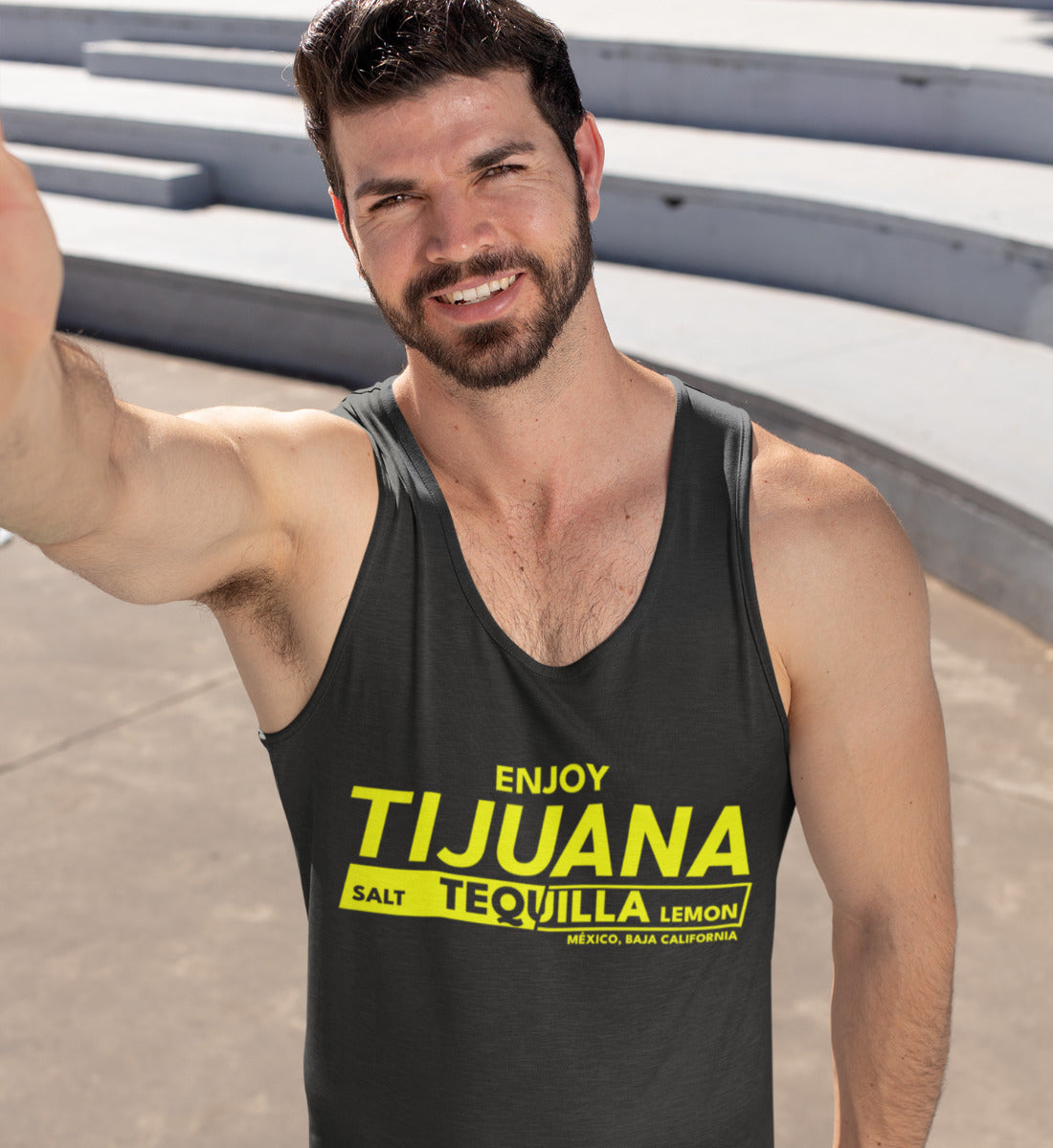 Enjoy Tijuana Salt Tequilla Lemon  - Herren Tanktop