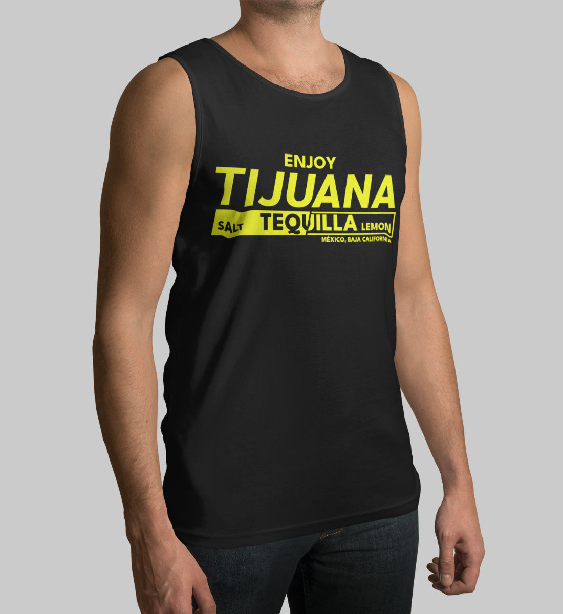 Enjoy Tijuana Salt Tequilla Lemon  - Herren Tanktop