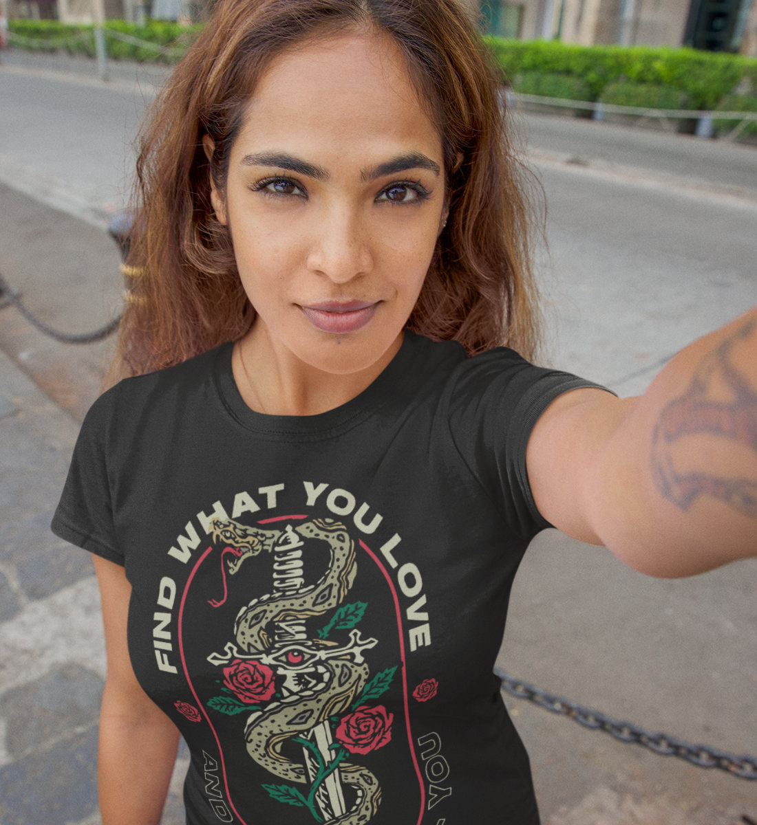 Find What You Love And Let It Kill You  - Damen Premium Organic Shirt