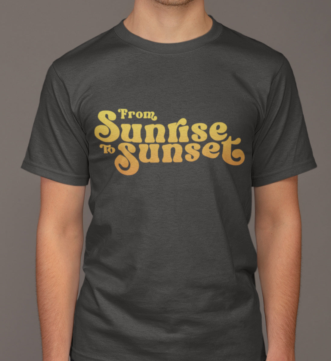 From Sunrise To Sunset  - Herren Premium Organic Shirt