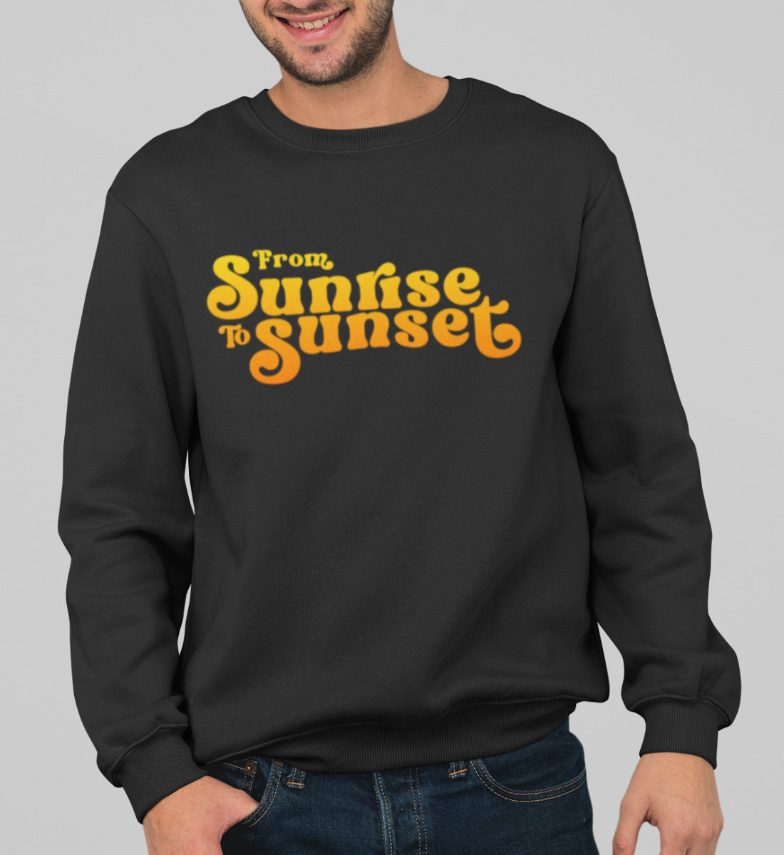 From Sunrise To Sunset  - Unisex Organic Sweatshirt ST/ST