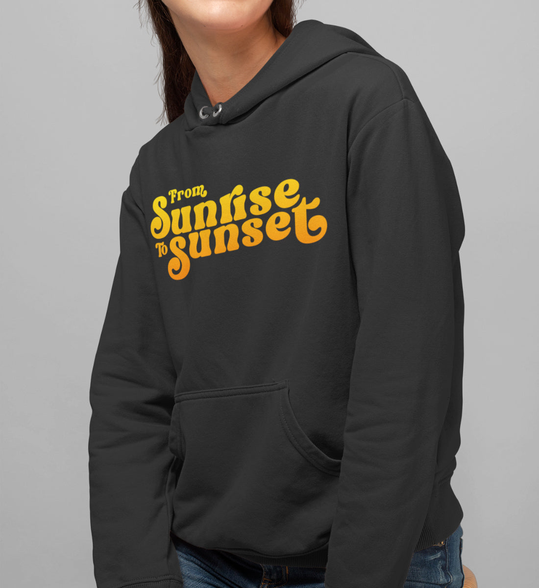 From Sunrise To Sunset  - Unisex Organic Hoodie