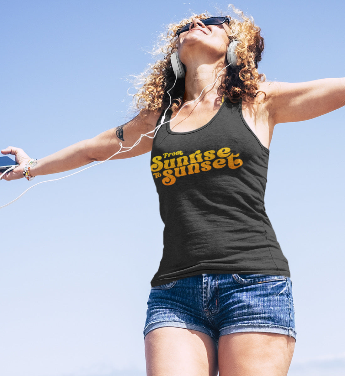 From Sunrise To Sunset  - Frauen Tanktop