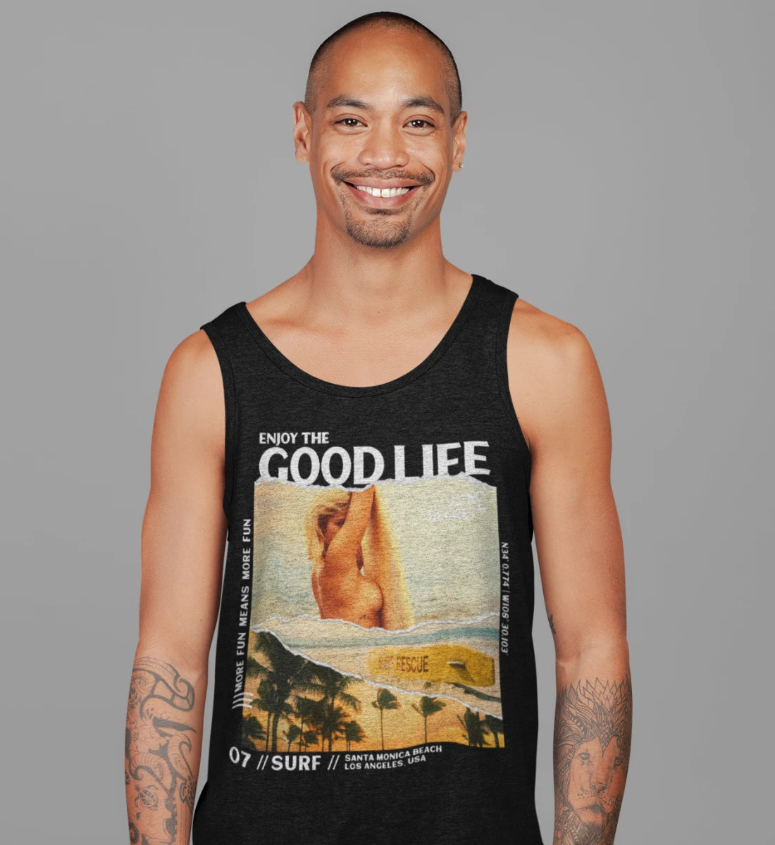 Surf - Enjoy The Good Life   - Herren Tanktop