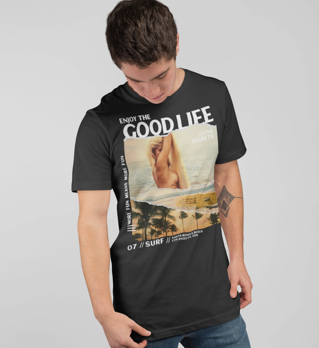 Surf - Enjoy The Good Life   - Herren Shirt