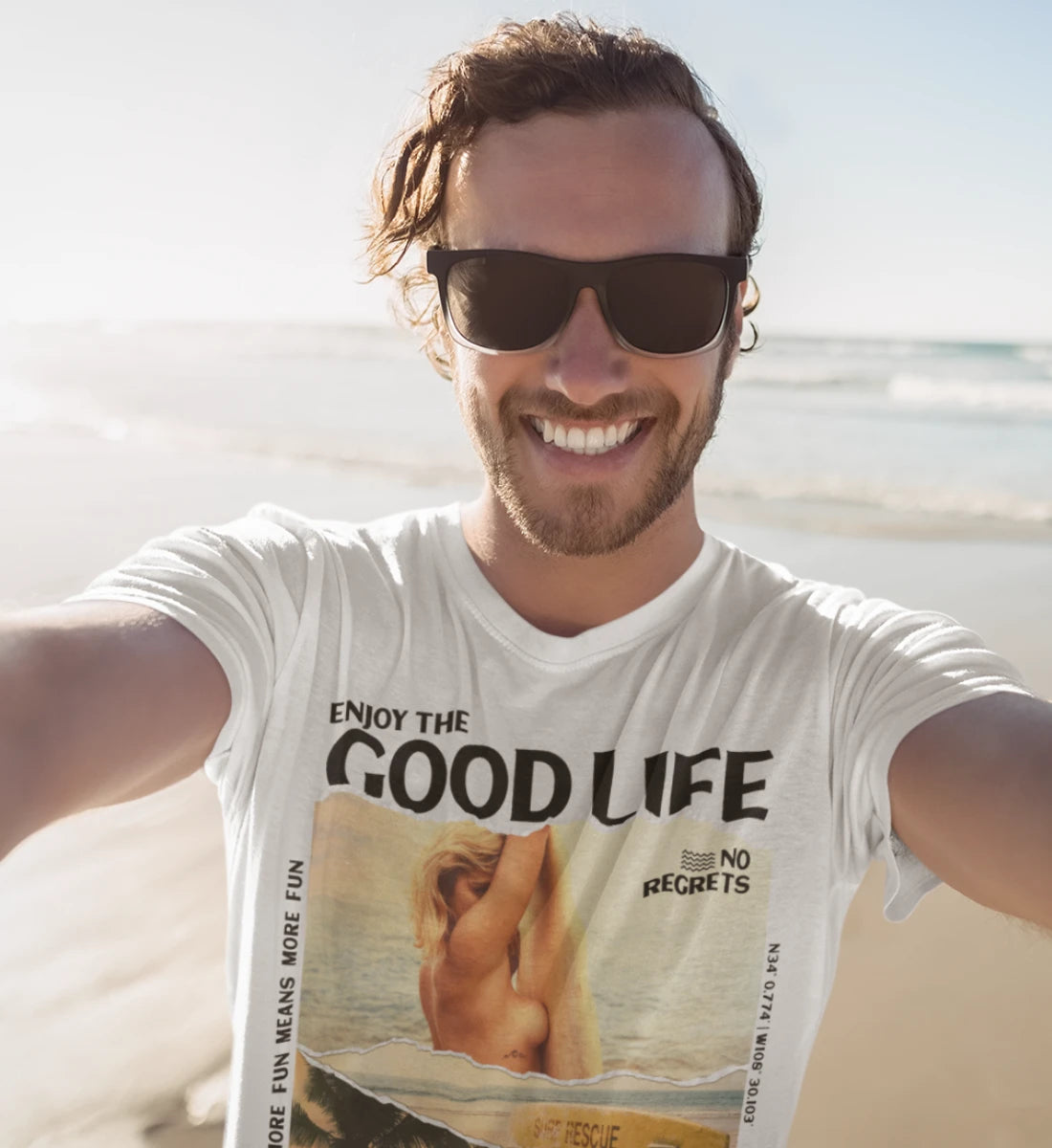 Surf - Enjoy The Good Life   - Herren Premium Organic Shirt