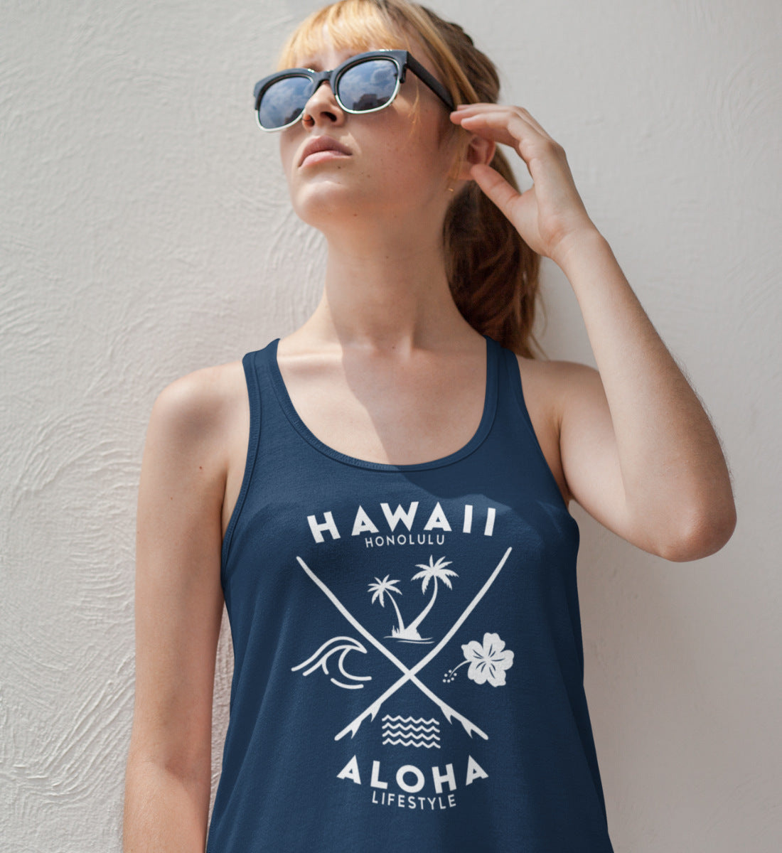 Hawaii Honolulu Surfer Style Aloha Lifestyle  - Damen Premium Organic Tanktop ST/ST