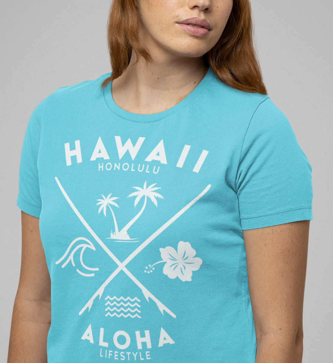 Hawaii Honolulu Surfer Style Aloha Lifestyle  - Damen Premium Organic Shirt