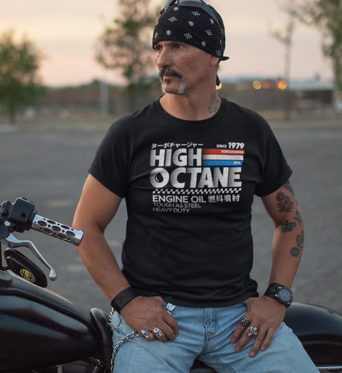 High Octane - Heavy Duty Engine Oil   - Herren Premiumshirt