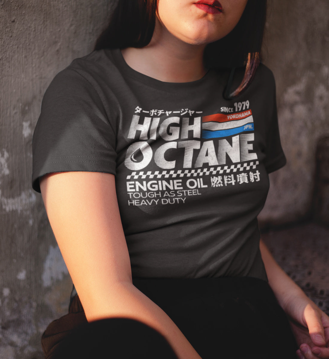 High Octane - Heavy Duty Engine Oil   - Damenshirt