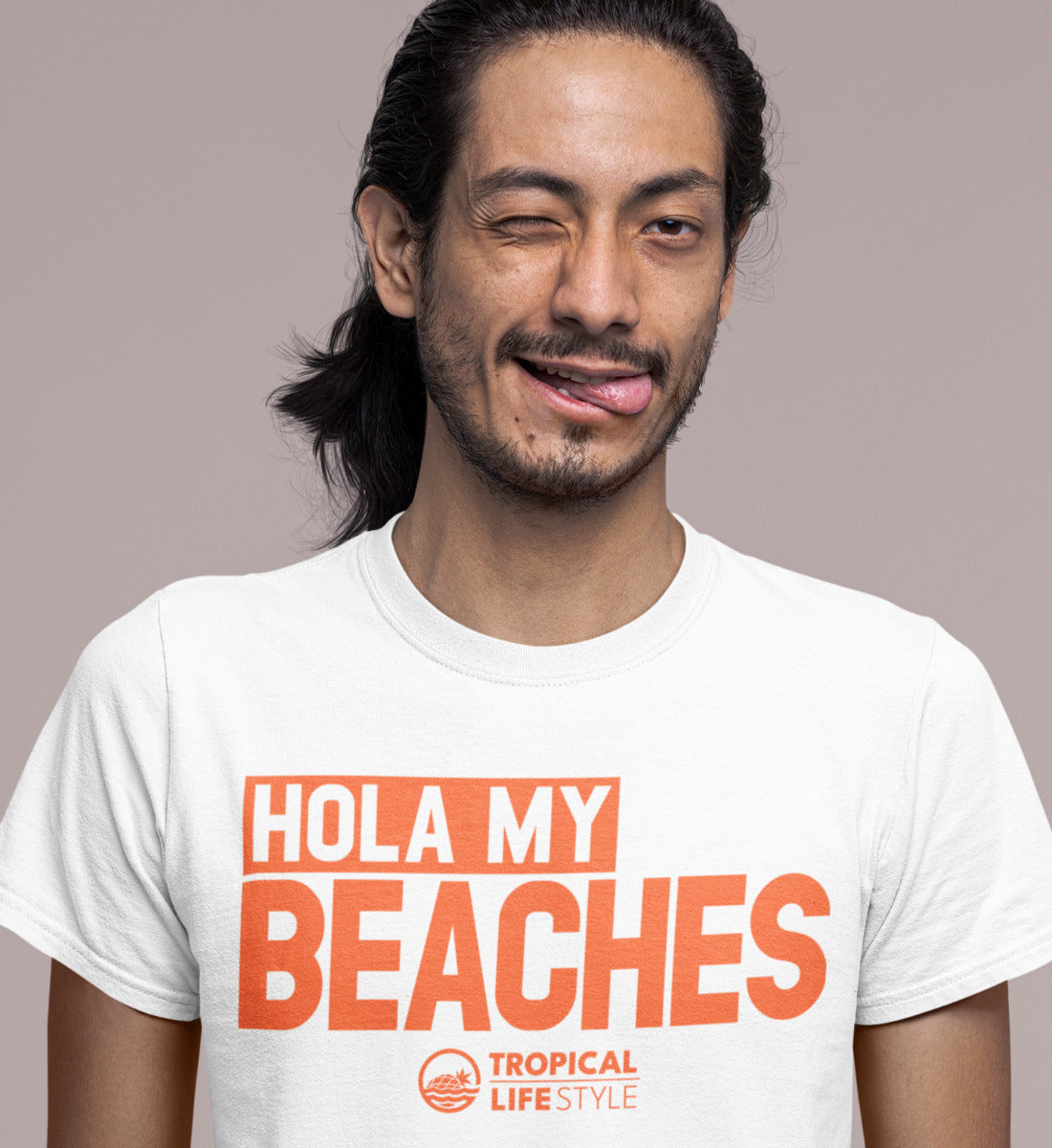 Hola My Beaches - Tropical Lifestyle  - Herren Premium Organic Shirt